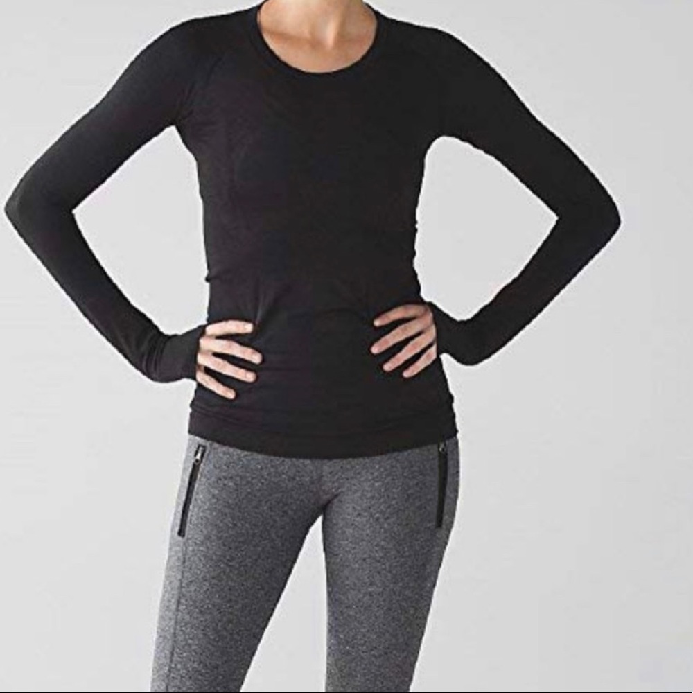 longsleeve lululemon swiftly tech tee black